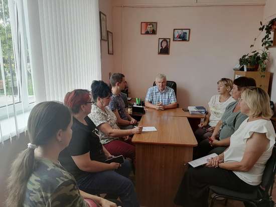 Глава Романовского района А.И. Щербаков провел рабочую встречу