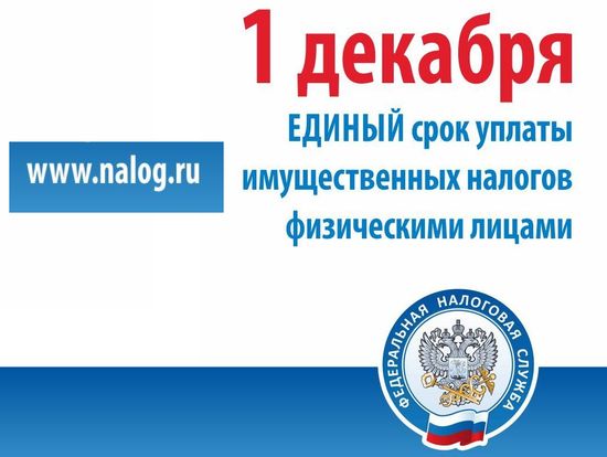 Информация о сроках уплаты налогов в 2020 году