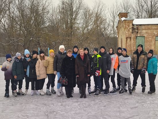 "Веселые старты" на льду!