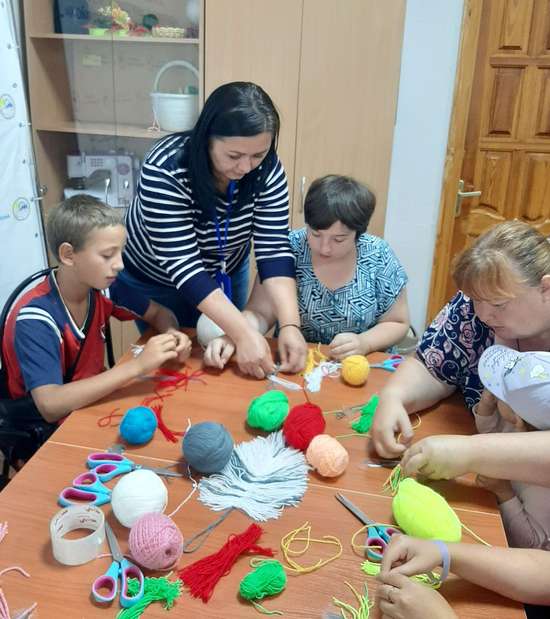 Мастер-класс в технике макраме.