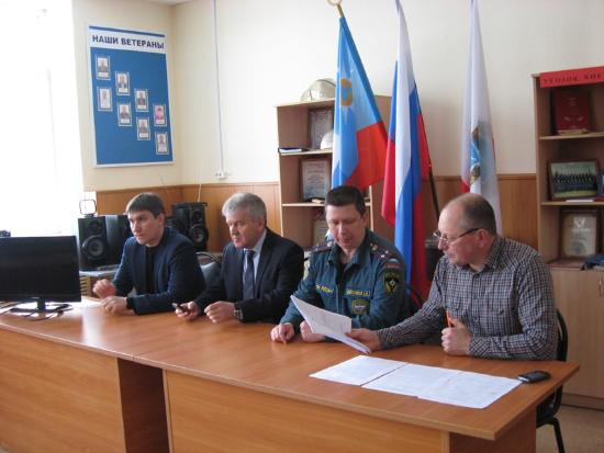 Противопаводковая командно-штабная тренировка