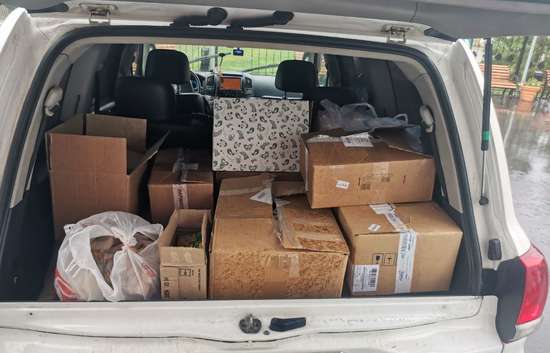 Гуманитарный груз для участников СВО.