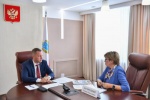 Губернатор Роман Бусаргин встретился с уполномоченной по правам ребенка Татьяной Загородней