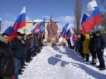 17 марта прошло возложение цветов к Вечному огню памятника погибшим воинам в годы Великой отечественной войны 
