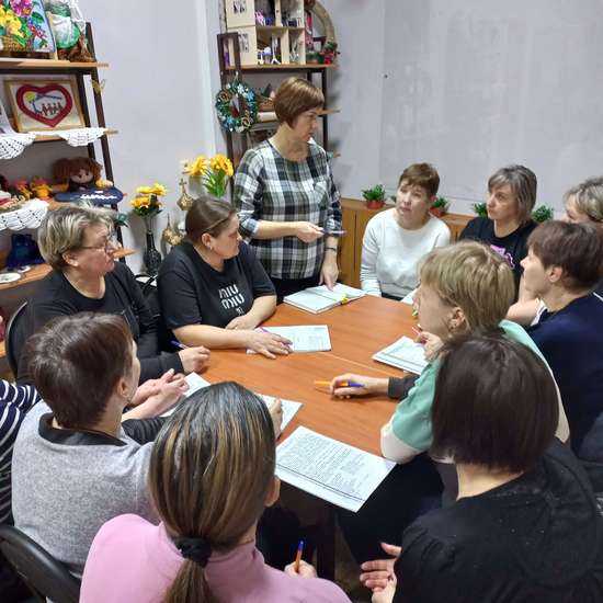 Для романовских социальных работников проведена техучеба.