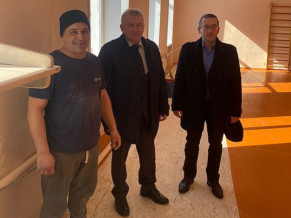 В Подгорненской школе в рамках регионального проекта начался ремонт