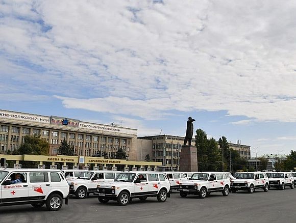 Романовская больница получила новый автомобиль «Нива»⁣