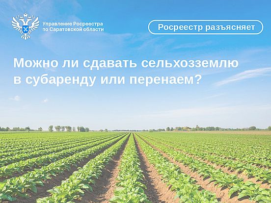 Можно ли сдавать сельхозземлю в субаренду или перенаем?