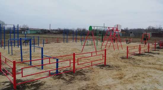 Спортивная площадка появилась в с. Подгорное.