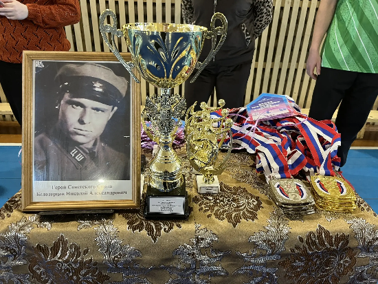 В селе Большой Карай состоялся открытый турнир по волейболу среди мужских команд, посвященный памяти Героя Советского Союза Николая Александровича Белозерцева.