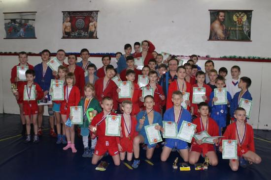 Традиционный, новогодний турнир по борьбе "самбо"