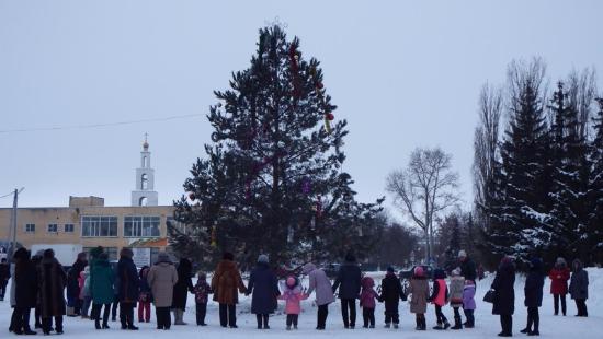 Торжественное открытие новогодних  праздничных мероприятий