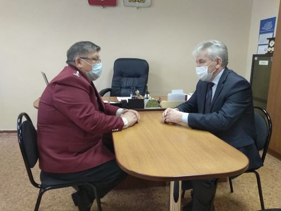 9 апреля 2021 г. состоялась рабочая встреча Щербакова А.И. с Карамовым Р.К.