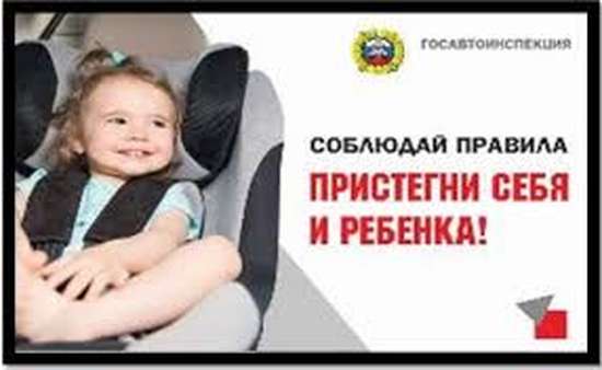 Госавтоинспекция проведет профилактическое мероприятие «Водитель, пристегни самое дорогое!»