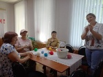 «Вязание крючком» - темя для занятия с подопечными Центра соцобслуживания Романовского района