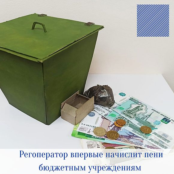 4,5 млн рублей пеней начислит регоператор по обращению с ТКО бюджетным учреждениям области