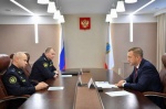 Губернатор Роман Бусаргин встретился с заместителем директора Федеральной службы судебных приставов Денисом Фирстовым